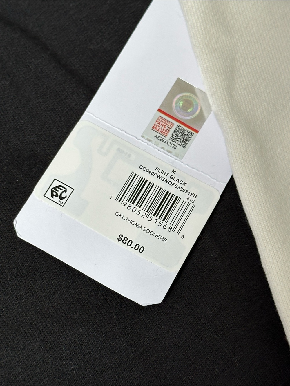 ‘47 Brand | Women’s Oklahoma Sooners OU Two-Tone Sweatshirt | Size Medium - NWT! - Picture 3 of 6
